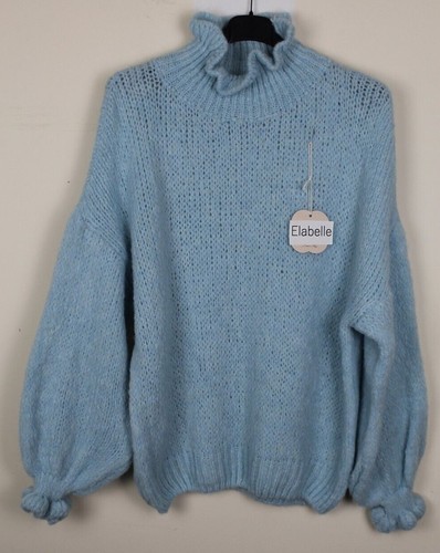 New Spring Ladies Soft Comfy Knitted Italian Casual Warm High Neck Jumper - Picture 9 of 10