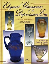 Elegant Vintage Depression Glass - Makers Patterns / Illustrated Book + Values