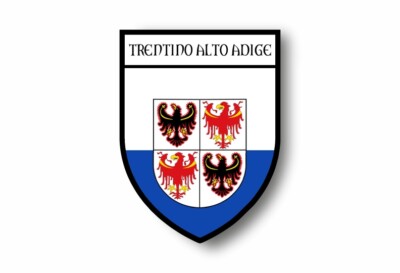 Adesivo Stemma Trentino Alto Adige - Sticker Bandiera Auto 7.5x5 Cm - Foto 8