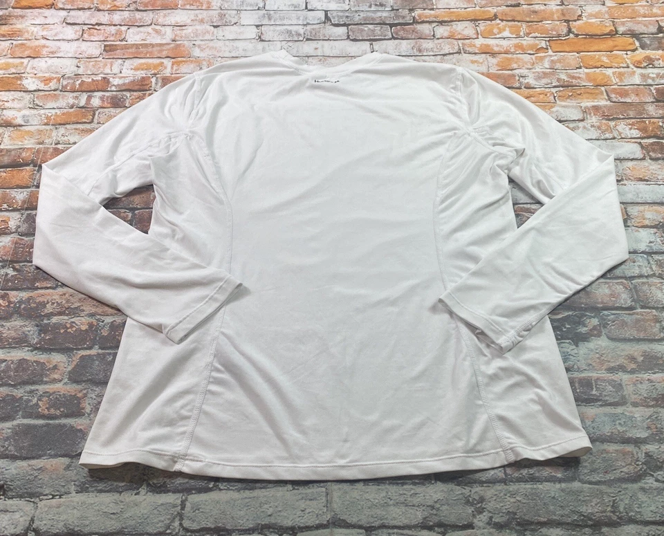 Hurley рубашка женщины большой белый пуловер производительности длинным рукавом Beach женщин - Изображение 4 из 4