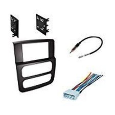 Double Din Dash Kit w/Harness and Antenna for 2002-2005 Dodge Ram Pickup 1500