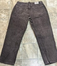 Vintage Made In USA 90s Levi’s 546 Loose Fit Brown Denim Jeans Rare 40x32
