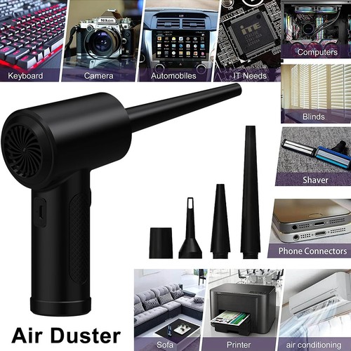Compressed Air Duster 2in1 Air Blower& Vacuum Cleaner Cordless 3Speed Air Blower - 第 12/14 張圖片