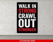 Motivational Weightlifting Wall Art - Home Gym Decor