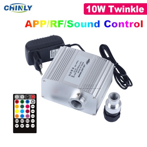 Smartphone APP Control Twinkle 10W RGBW LED Fiber Optic Light Engine RF Control - Picture 1 of 12