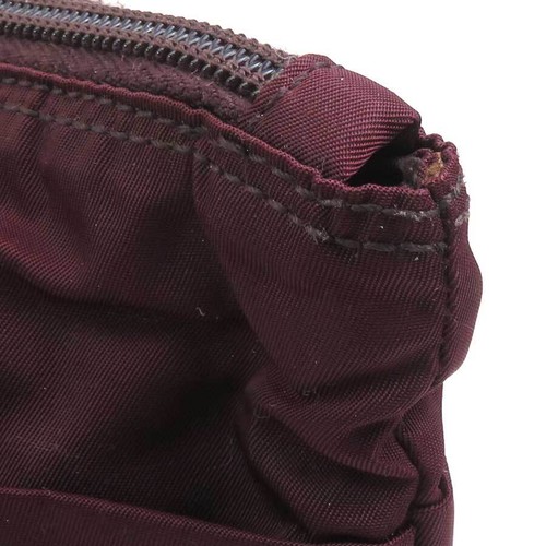 Auth PRADA Pouch Multicase Bordeaux Nylon/Silvertone - e60141a - Picture 10 of 15