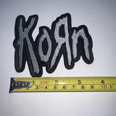 KORN  SHAPED EMBROIDERED PATCH