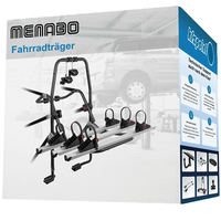 FüR Mazda 6 Stufenheck 02-08 Menabo FahrradträGer Stand Up 3 FüR Heckklappe NEU