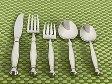 Oneida ACT I Stainless Glossy Heirloom Cube Flatware SMART CHOICE A30G