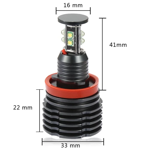 2x H8 Angel Eyes Ringe Standlicht Für BMW E81 E82 E88 E90 E91 E92 E60 E63 E70 - Bild 11 von 13