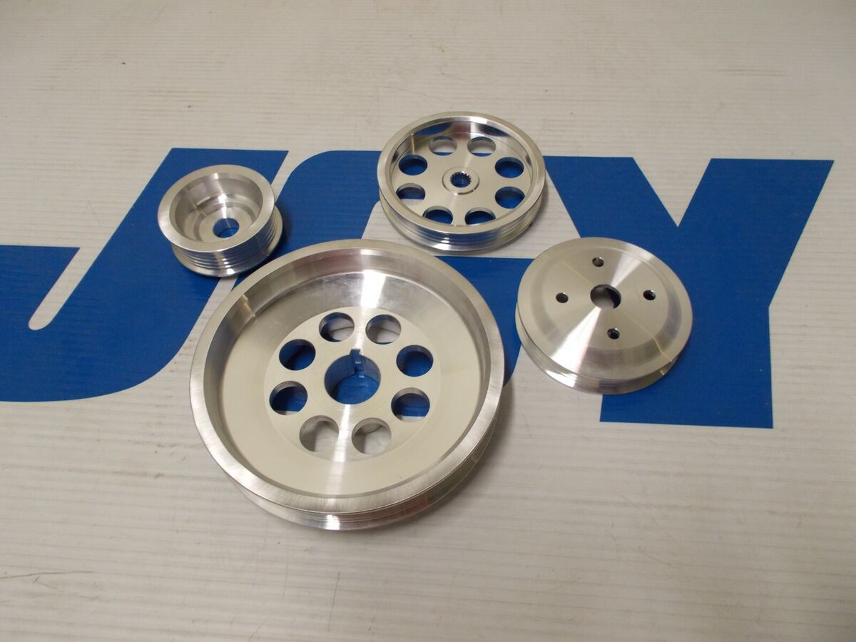 Aluminum Pulley Kit for the FWD Nissan Sentra SR20DE SR20DET Aluminum Pulley Kit for the FWD Nissan Sentra SR20DE SR20DET