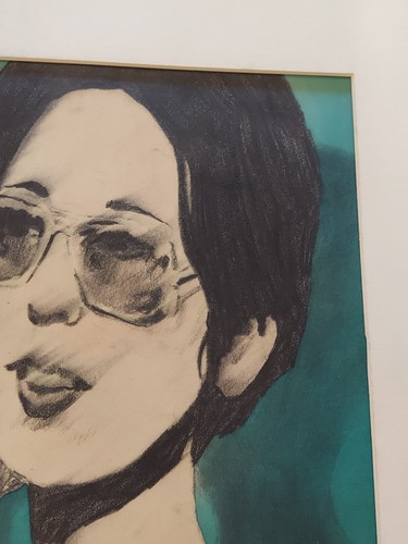LILLIAN HELLMAN, JOYCE CAROL OATES 1977 BOOK REVIEW DRAWING - Picture 7 of 8