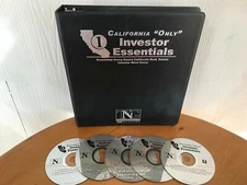 WHAT EVERY CALIFORNIA INVESTOR MUST KNOW COURSE BY BRUCE NORRIS MANUAL & 5 CD'S!
