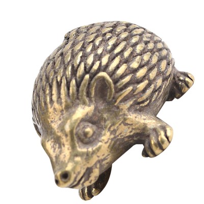 Vintage Wald Sammlung Messing Hedgehog Widget Hedgehog Figuren