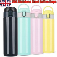 Travel Thermal Stainless Steel Insulated Coffee Cup Mug Flask Vacuum Leakproof