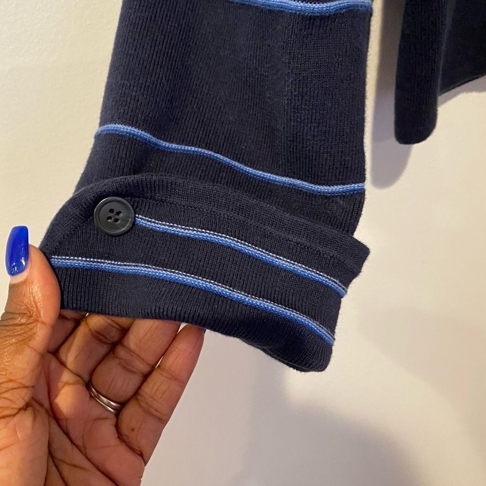 Pendleton Stripe Cotton Blend 3 Buttoned Blazer S… - image 4