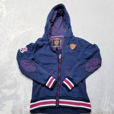 NEWMARKET COLLECTION Zip Hoodie Womens Small S Blue