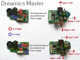SEGA Game Gear | SMD Ceramic Capacitor Replacement Kit | Complete Cap Kit