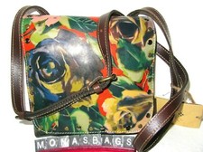 Patricia Nash Brand New Granada Multicolor Flowers Leather Crossbody Bag NWT 128