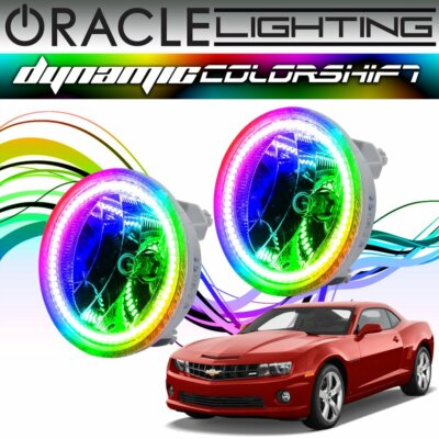 Oracle Dynamic ColorSHIFT LED Fog Light Halo Kit For 2010-2013 Chevy Camaro 