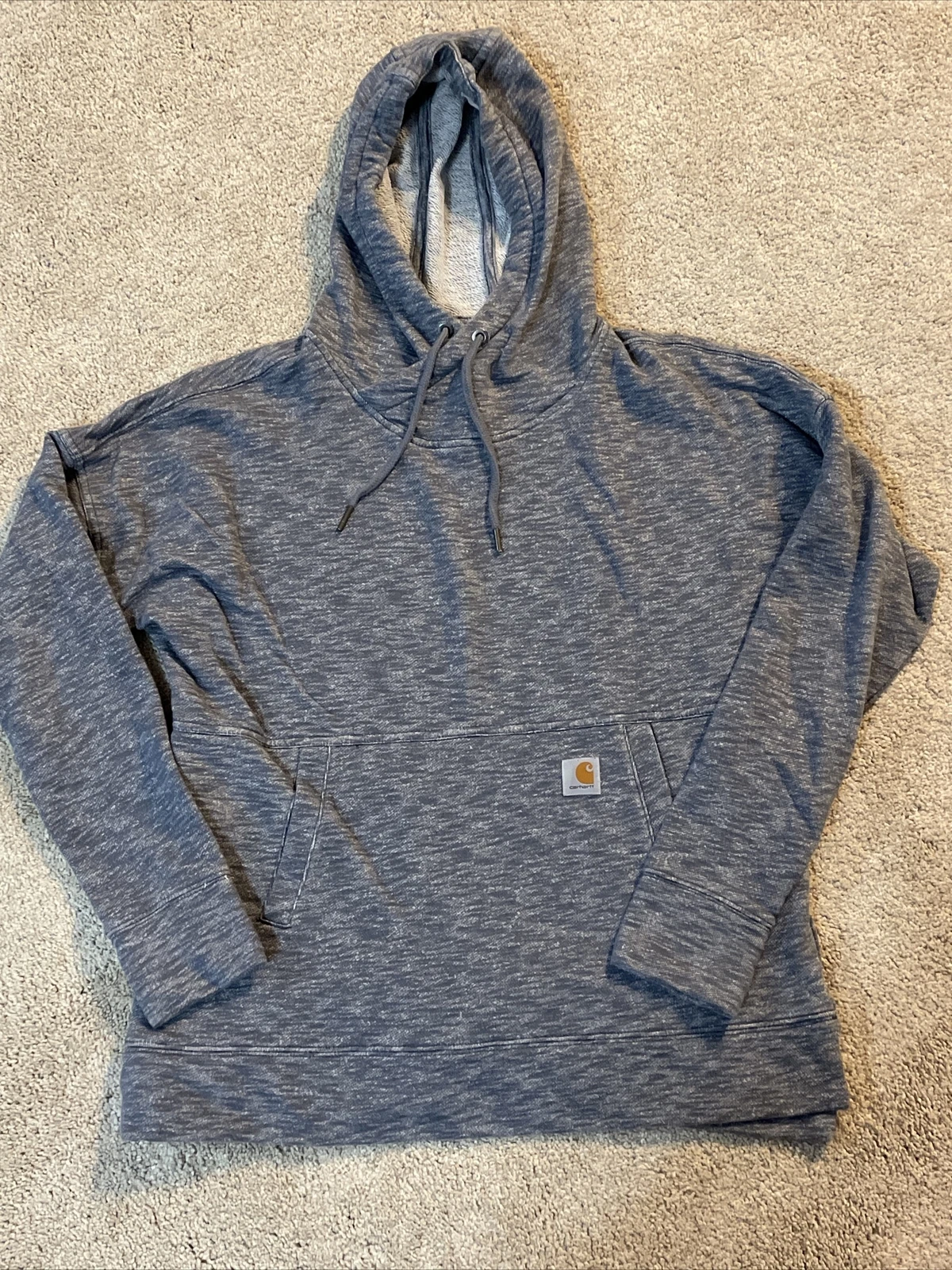 Carhartt Relaxed Fit Hoodie Heather Gray Women’s Small (4-6)