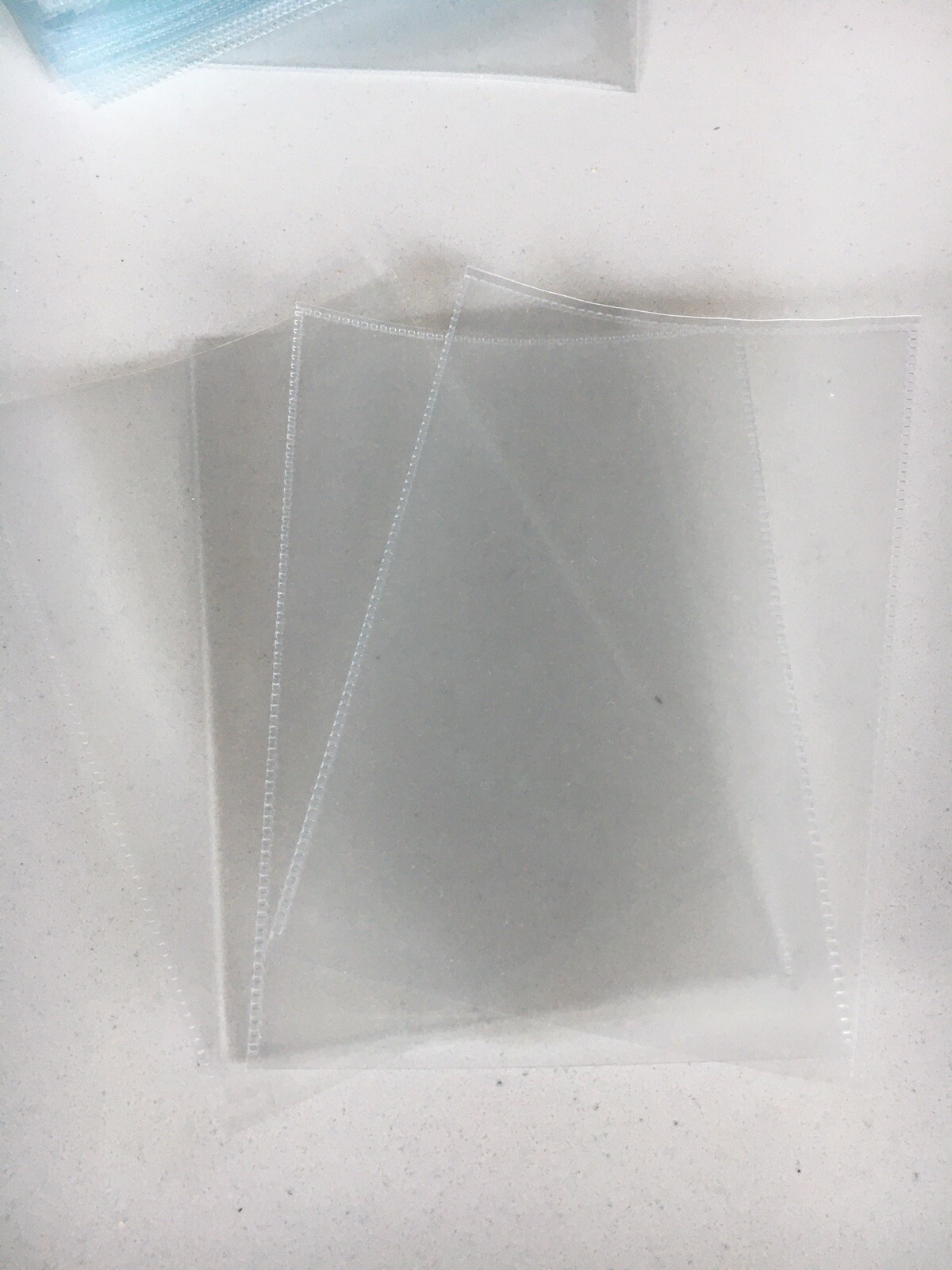 100 Clear Plastic Sleeves for Vintage & Modern Postcard storage, 14.5 x