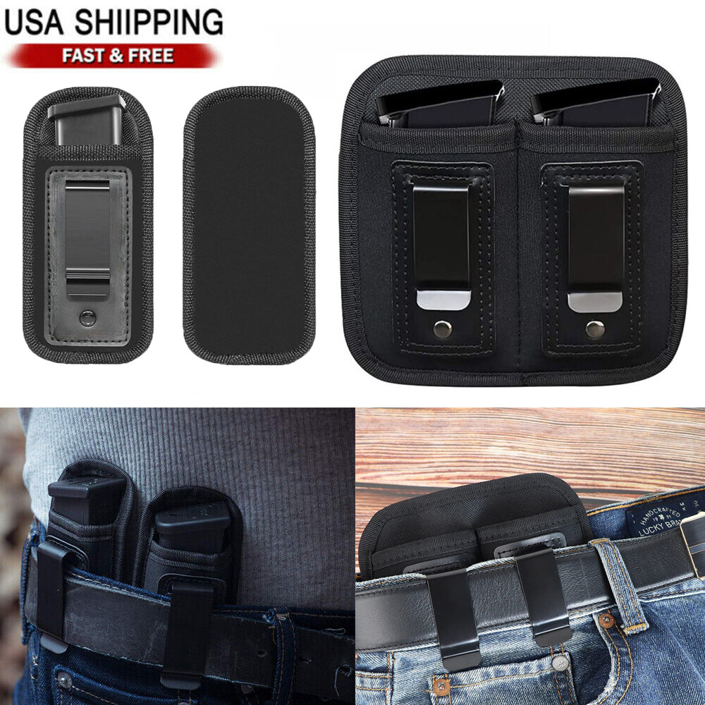 Tactical IWB Magazine Pouch for 9mm/.40/.45mm Pistol Handguns Mag Holster Holder-image