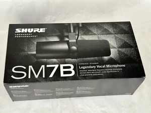 Shure Sm7B Broadcast Dynamic Vocal Microphone Xlr Shure SM7B Vocal Dynamic Professional Studio Podcast Microphone Made In Mexico