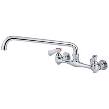 AA Faucet 8" Wall Mount Commercial Compartment Sink Faucet w/ Spout NSF Approved