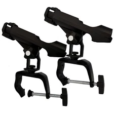 Fishing Boat Rods Holder with Large Clamp Opening 360 Degree Adjustable Fishi...