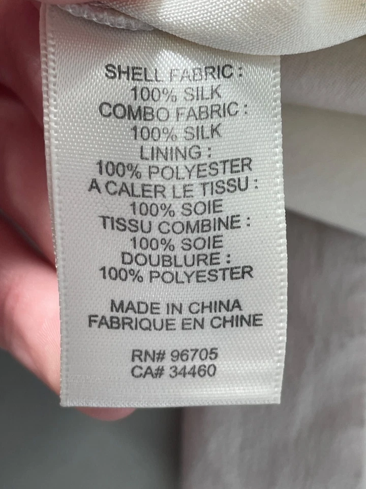 Mono Rebecca Taylor One Piece Manga Gorra Talla 8 Seda Crema Minimalista Elegante Foto 4 de 4