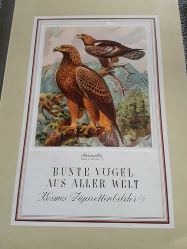 Bunte Vögel aus aller Welt Kosmos Zigaretten Bilder nr 1 und 2 komplette Alben - Bild 2 von 12