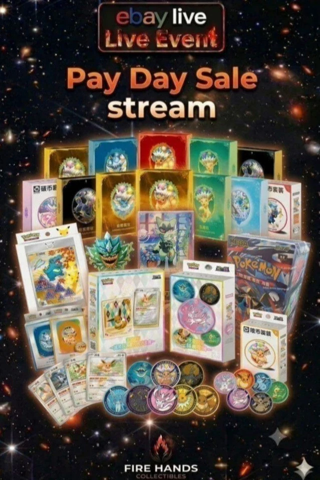 Pokemon  Pay Weekend Terestal Eeveeultions, 30th Anniversary, Gem Vol +
