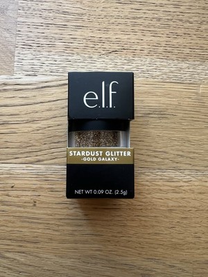New Elf Stardust Glitter Gold Galaxy For Face, Body, or Hair 0.09 oz, 2,5g,e.l.f