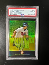2003 Topps Pristine Gold Refractors #147 Jason Kubel U #'d 4/69 PSA 10 POP 1