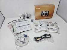 Canon Powershot A610 5.0 MP Digital Camera Flip Screen W/Box EUC