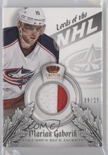 2013 Crown Royale Lords of the NHL Materials Prime 9/25 Marian Gaborik #L-MG 1o3