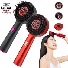 Electric Scalp Massage Comb Hair Growth, Red Light Therapy Brush Head Massager