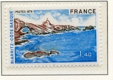 🦬Timbre France N°1903 - Luxe ** - Biarritz- MNH** - 1976🦬