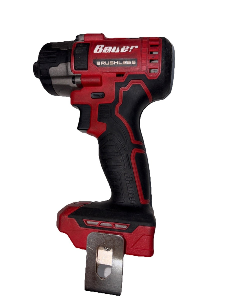 Cordless Impact Driver Bauer 20v Cordless Drill Bauer 2181CR-B 20V  Brushless 3-Speed 1/4