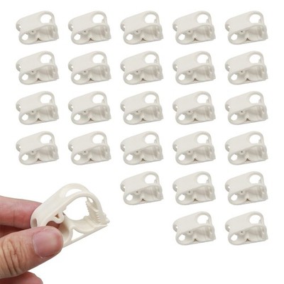 20PCS Adjustable Plastic Tubing Clamp，Hose Shut Off Clamps for 1/4'' - 1/2''，Tu...