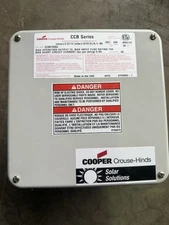 Cooper Crouse-Hinds CCBF04SL Compact Solar PV Combiner Box, 600 VDC, NEMA 4X