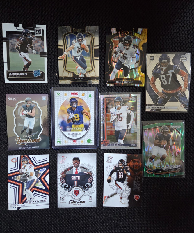 Chicago Bears Lot Odunze PULSAR+Swift GREEN Flash+Williams+Loveland Rookies+More