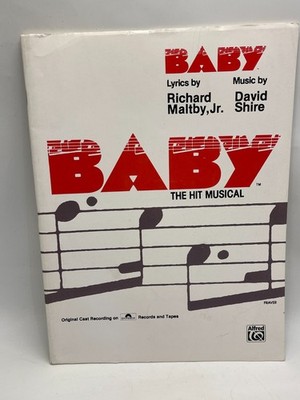 Baby Vocal Selections : Piano/Vocal/Chords Musical Theatre Book VG Free Ship