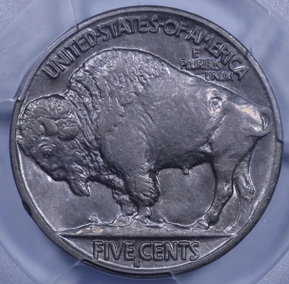 1916-S Buffalo Nickel - 5c PCGS AU58 - PCGS Gold Shield - Image 4 of 4