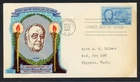 UNITED STATES FLUEGEL COVER LOT #29 1946 5c FDR FDC $$$