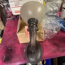 Dolan Designs Antique Bronze Finish, Iridescent Glass, Wall Sconce 743-20 New