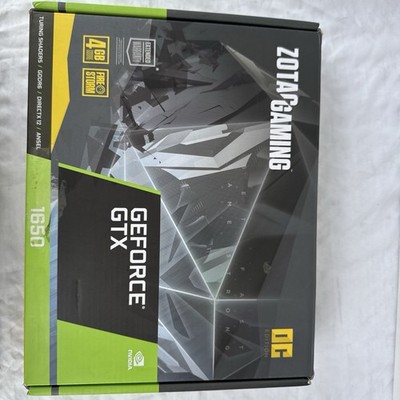 ZOTAC GeForce GTX 1650 OC 4GB GDDR6 VR Ready DirectX 12 DP HDMI DVI