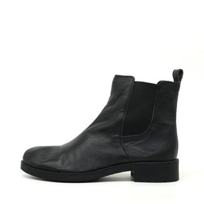 Geox Damen D846RA Stiefeletten Schwarz Leder Knöchelhoch Chelsea Boots EU 38