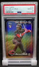2024 Topps Elly De La Cruz #141 FOIL Holiday Easter Rookie Card RC PSA 10